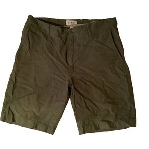 Army green shorts